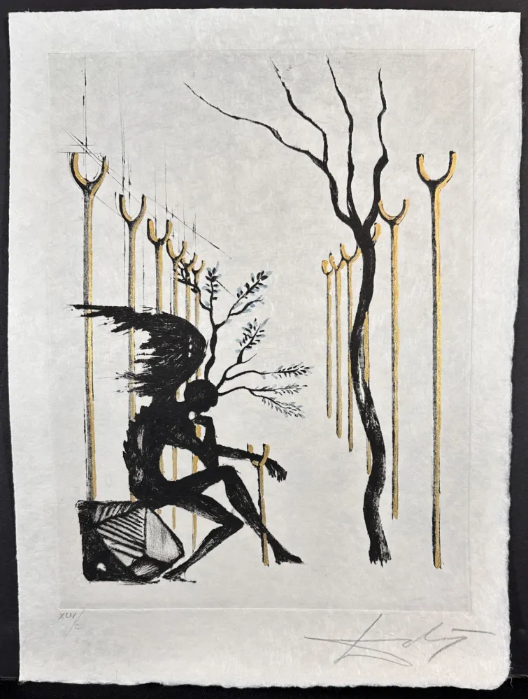 版画 Dali - Le Vitrail