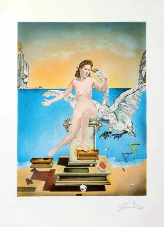 石版画 Dali - LEDA ATÓMICA. Lithographie signée (1976)