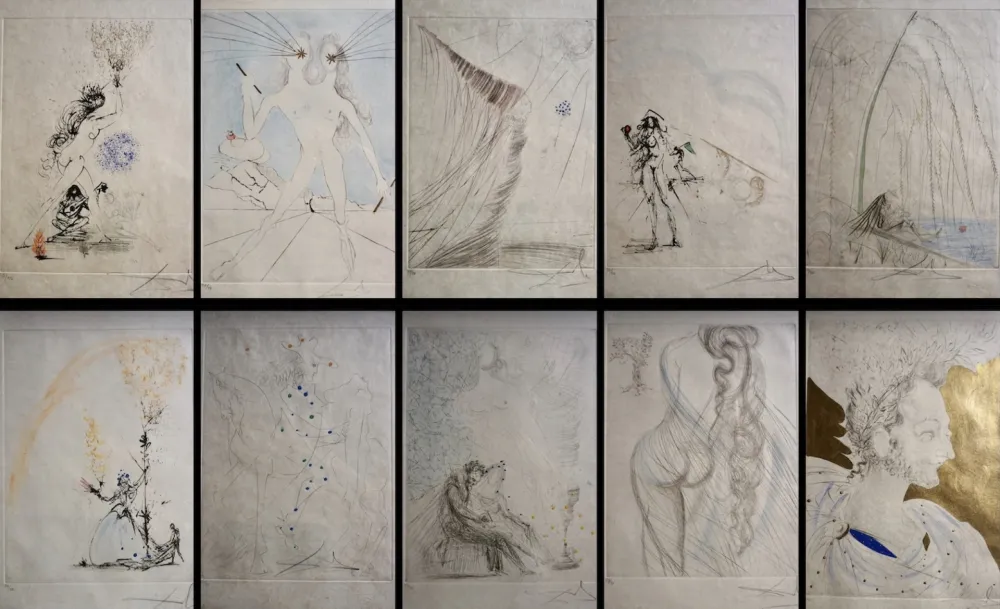 版画 Dali - Les Amours de Cassandre Suite