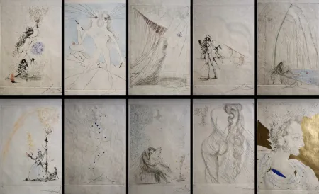 版画 Dali - Les Amours de Cassandre Suite