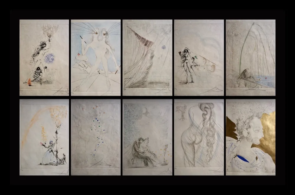 版画 Dali - Les Amours de Cassandre Suite