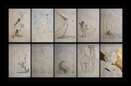 版画 Dali - Les Amours de Cassandre Suite