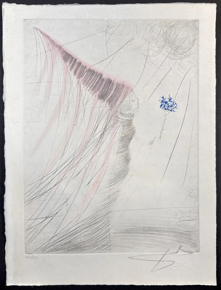 版画 Dali - Les Amours de Cassandre The Fairy