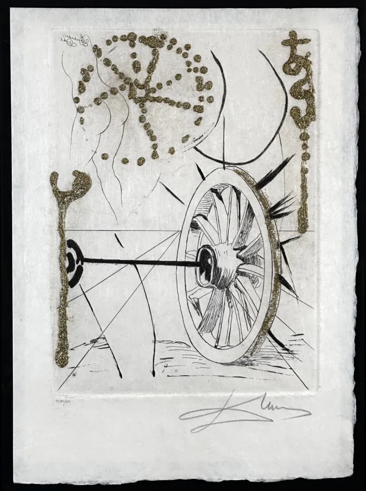 版画 Dali - Les Amours Jaunes Good Fortune and Fortune