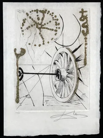 版画 Dali - Les Amours Jaunes Good Fortune and Fortune