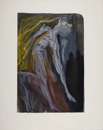 石版画 Dali - Les Erinyes