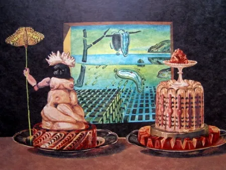 石版画 Dali - LES JE MANGE GALA