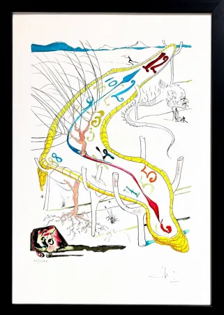 版画 Dali - Les Montres gélatines de l'espace-temps