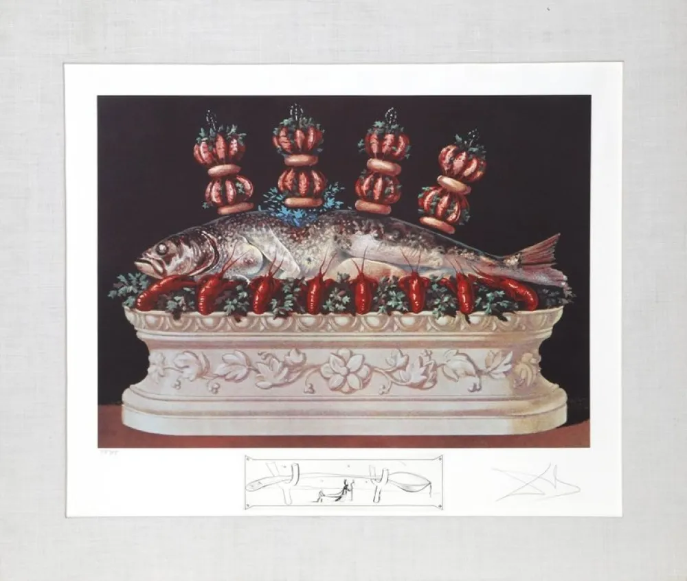 石版画 Dali - Les Panaches Panaches from Les Diners de Gala