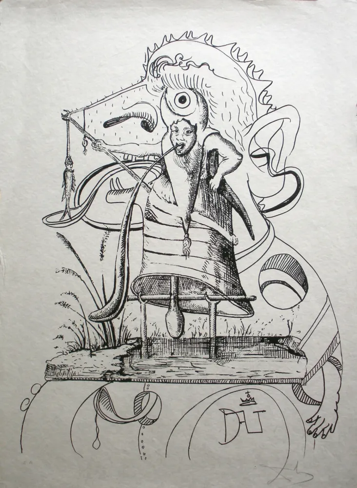 石版画 Dali - Les Songes drolatiques de Pantagruel 11