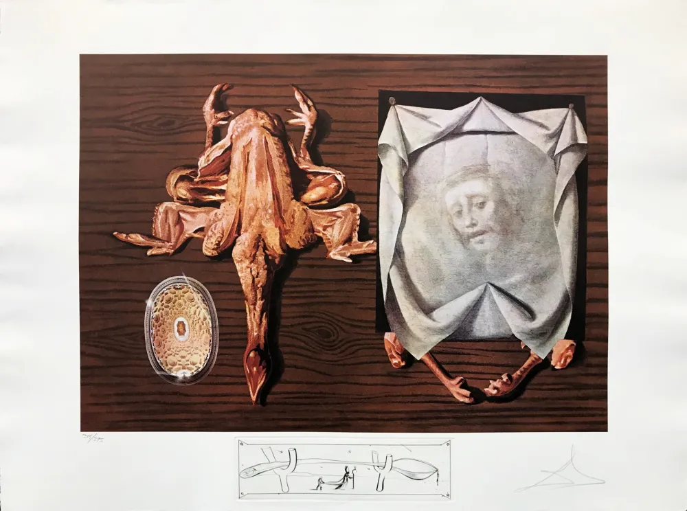 美柔汀铜版画 Dali - LES SPOUTNIKS ASTIQUES ELASTICOTS STATISTIQUES