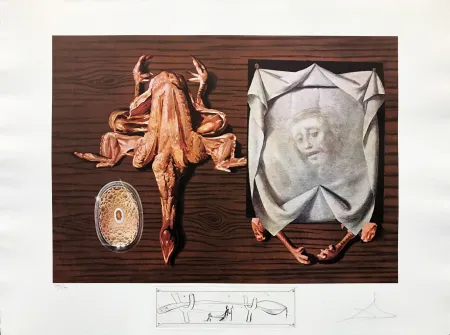 美柔汀铜版画 Dali - LES SPOUTNIKS ASTIQUES ELASTICOTS STATISTIQUES