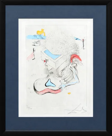 版画 Dali - Les Tiroirs (Head with Drawer)