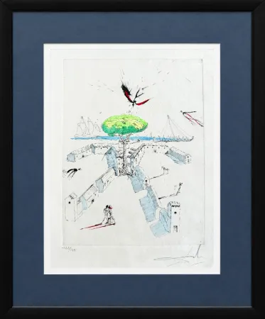 干刻版画 Dali - Les Tranchées (Trenches)