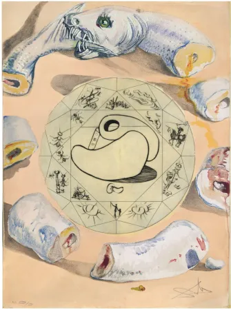 丝网印刷 Dali - L'Ouroboros