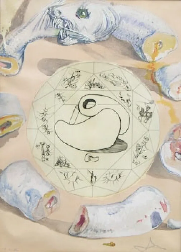 蚀刻版画 Dali - L'Ouroboros