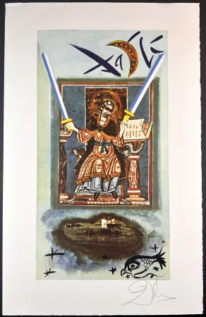 石版画 Dali - Lyle Stuart Tarot Prints Two of Swords