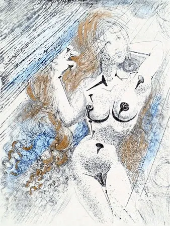 版画 Dali - Marilyn