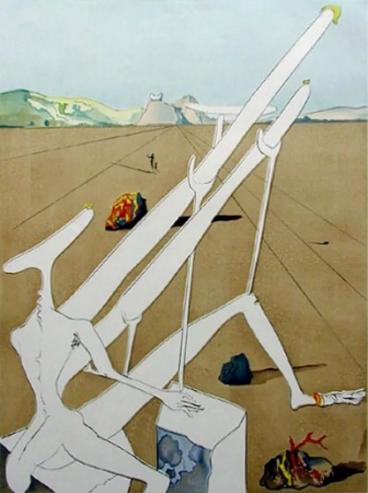 版画 Dali - Martian