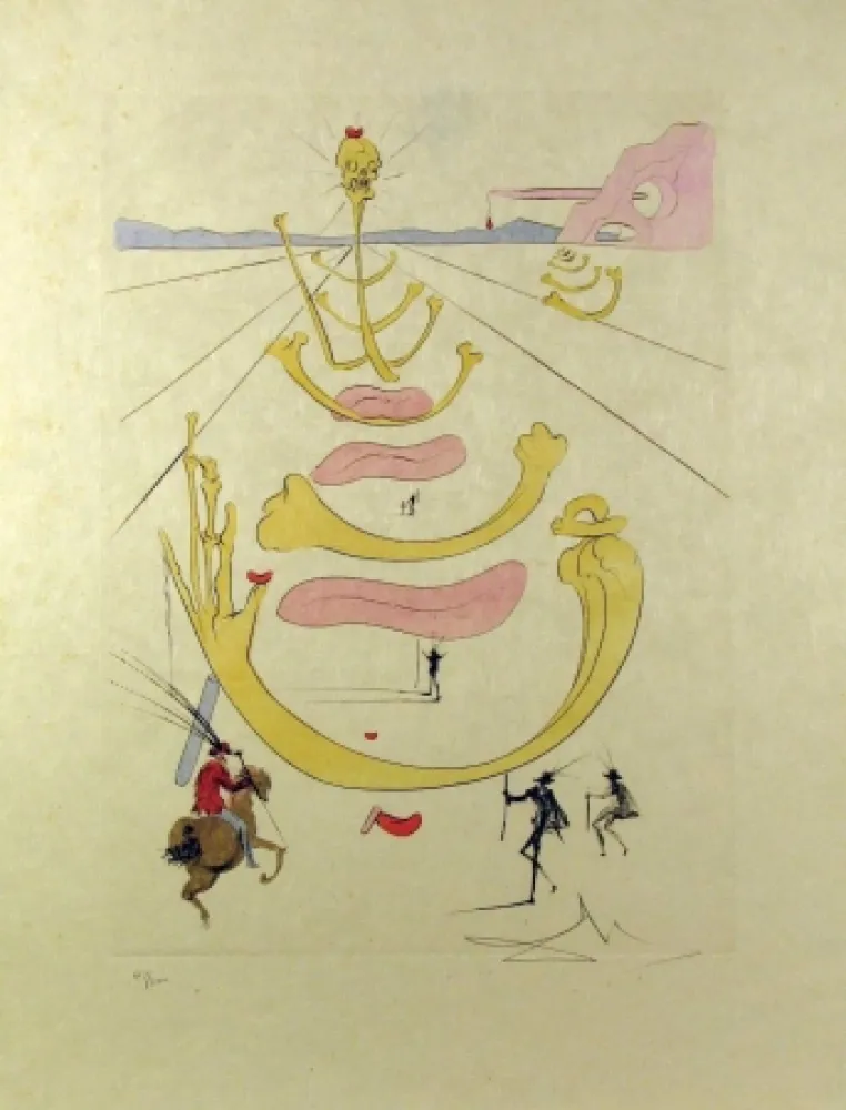 蚀刻飞尘法 Dali - Masque De La Mort