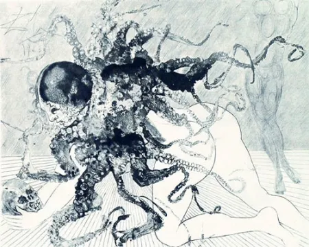 版画 Dali - Medusa