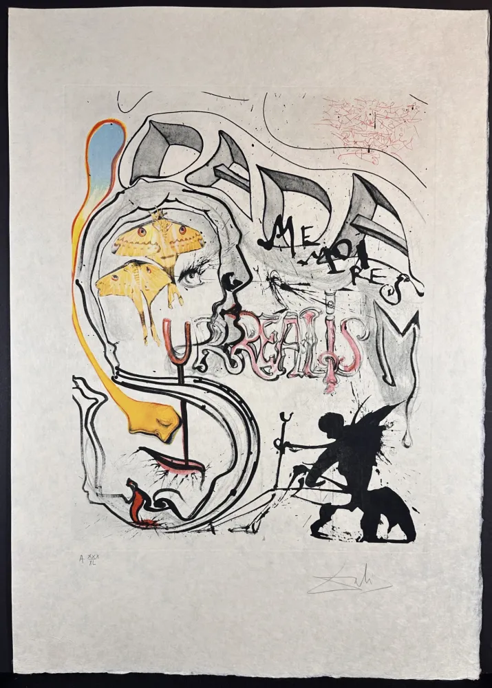 版画 Dali - Memories of Surrealism Angel of Dada Surrealism