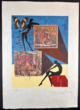 版画 Dali - Memories of SurrealismDressed in The Nude in The Surrealist Fashion