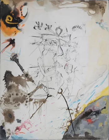 复数作品 Dali - Moïse et Akhenaton, 1974 - Hand-signed & numbered - One of Salvador Dali's most impressive series!
