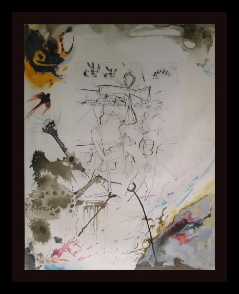 版画 Dali - Moses and Monotheism Moses & Akhenaton 