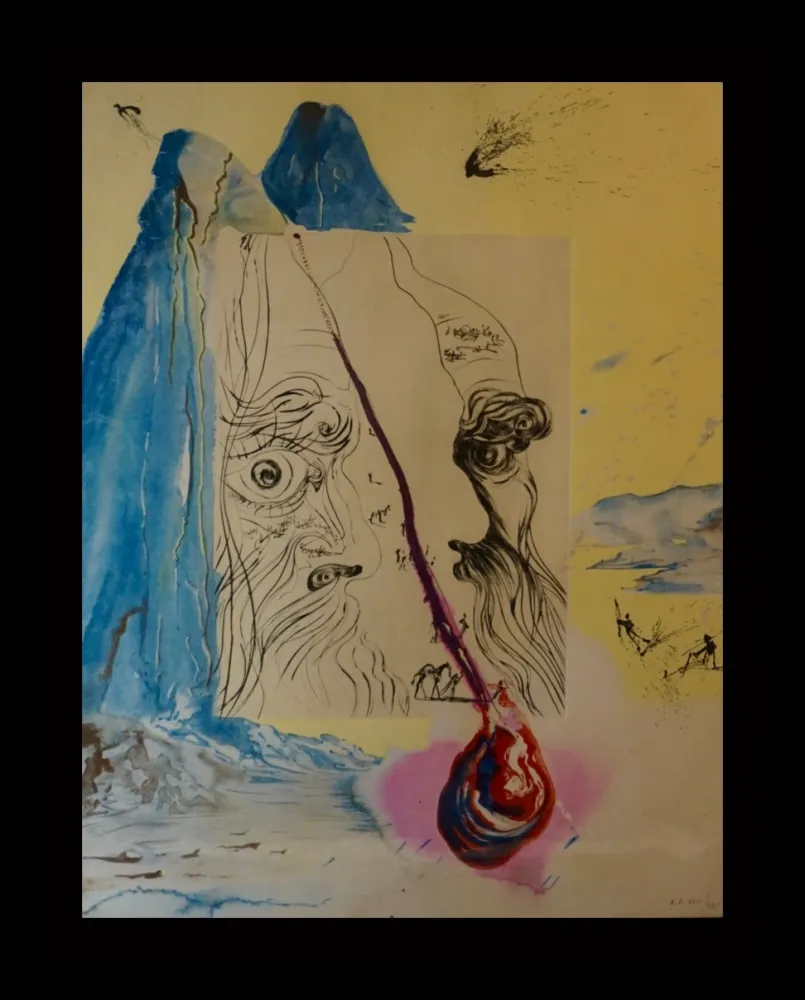 版画 Dali - Moses & Monotheism The Tear of Blood