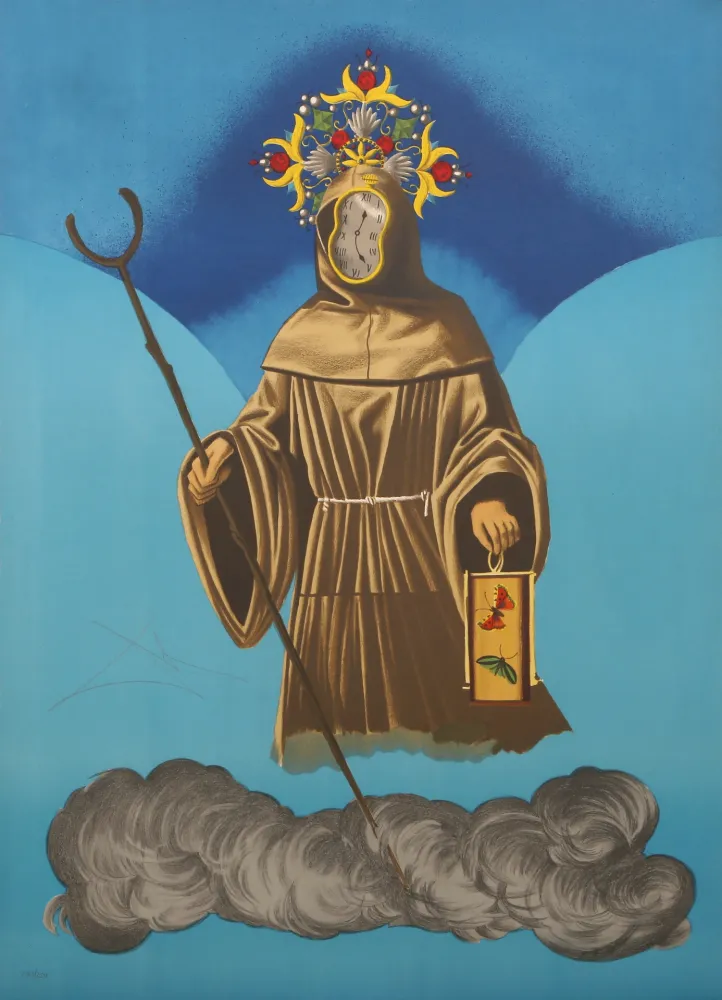 石版画 Dali - Mystery of Sleep (The Hermit)