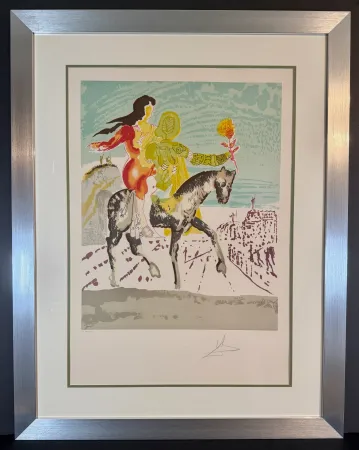 石版画 Dali - New Jerusalem The Messiah