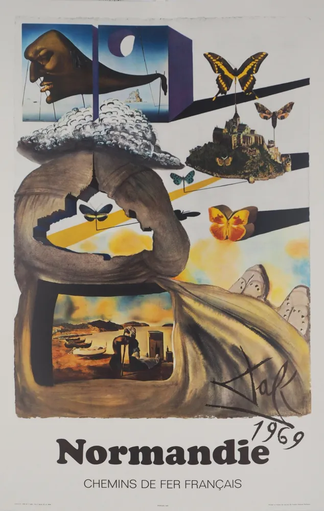 石版画 Dali - Normandie