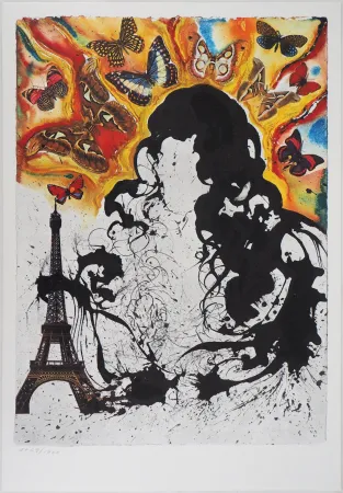 石版画 Dali - Paris