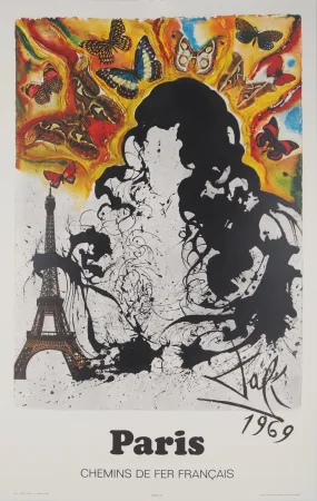 石版画 Dali - Paris
