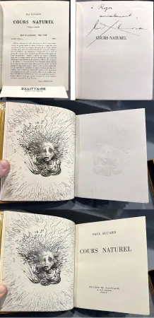 插图书 Dali - Paul Eluard. COURS NATUREL. Avec le frontispice de Salvador Dali tiré à 15 ex. L'exemplaire de Roger Lacourière avec une seconde épreuve d'un premier état inconnu (1938)