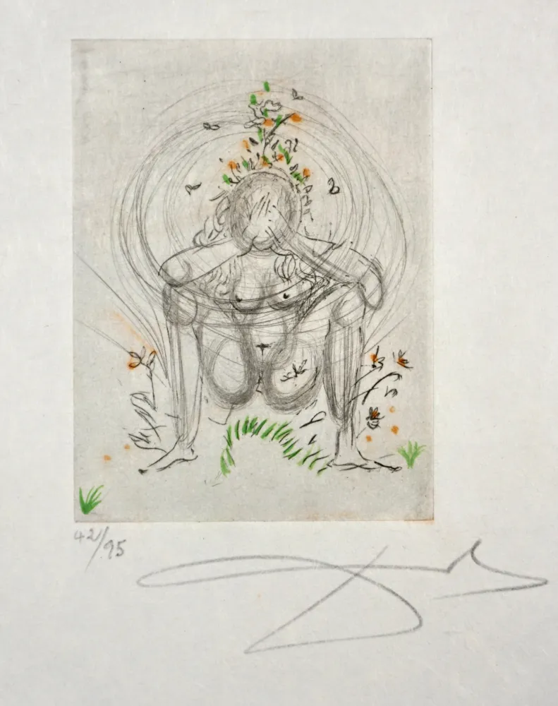 版画 Dali - Petites Nus (from Apollinaire) I 