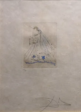 版画 Dali -  Petites Nus (Ronsard) 1st Row 1st Piece A