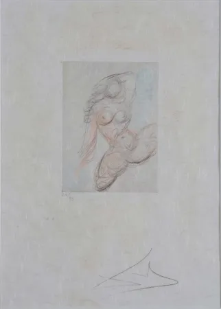 版画 Dali - Petites Nus (Ronsard) E