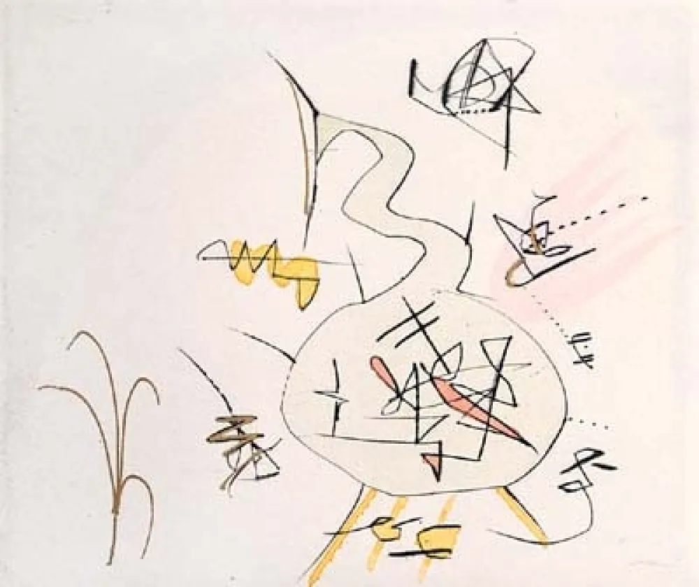 版画 Dali - Phiole