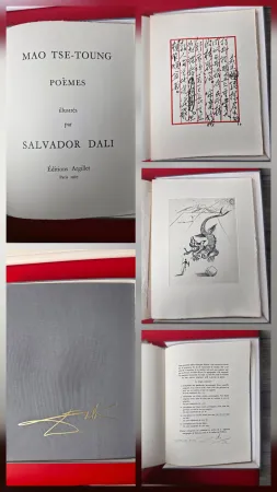 蚀刻版画 Dali - Poèmes de Mao-Tse-Toung 
