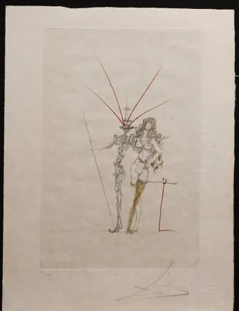 版画 Dali - Poems Secrets Frontispiece