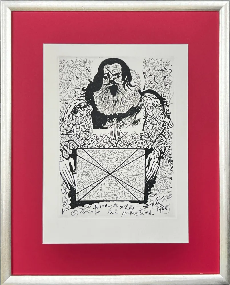 蚀刻版画 Dali - Portirait of the Signatures