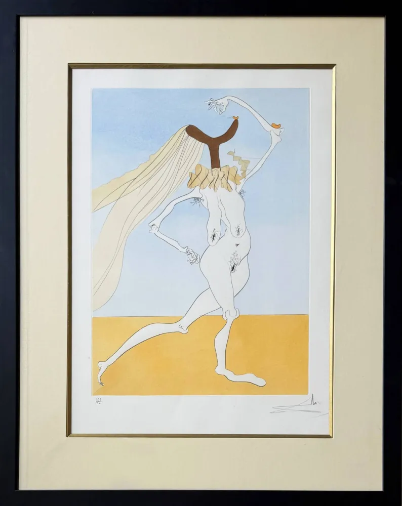 蚀刻版画 Dali - Quevedos Visioner, Planche III