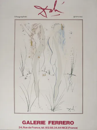 石版画 Dali - Retour de la Sulamite, circa 1971