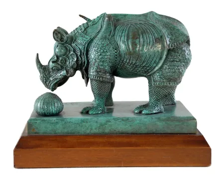 复数作品 Dali - Rhinoceros Dressed in Lace - Rhinocéros habillé en dentelles