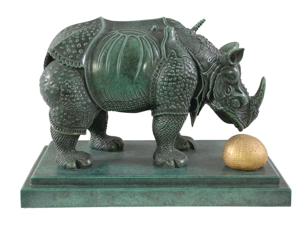 复数作品 Dali - Rhinoceros Dressed in Lace - Rhinocéros habillé en dentelles