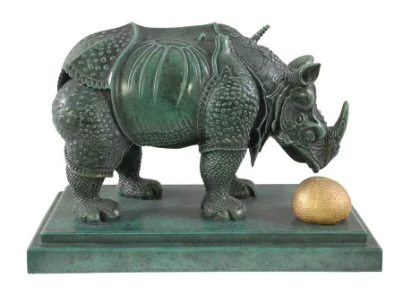 复数作品 Dali - Rhinoceros Dressed in Lace - Rhinocéros habillé en dentelles