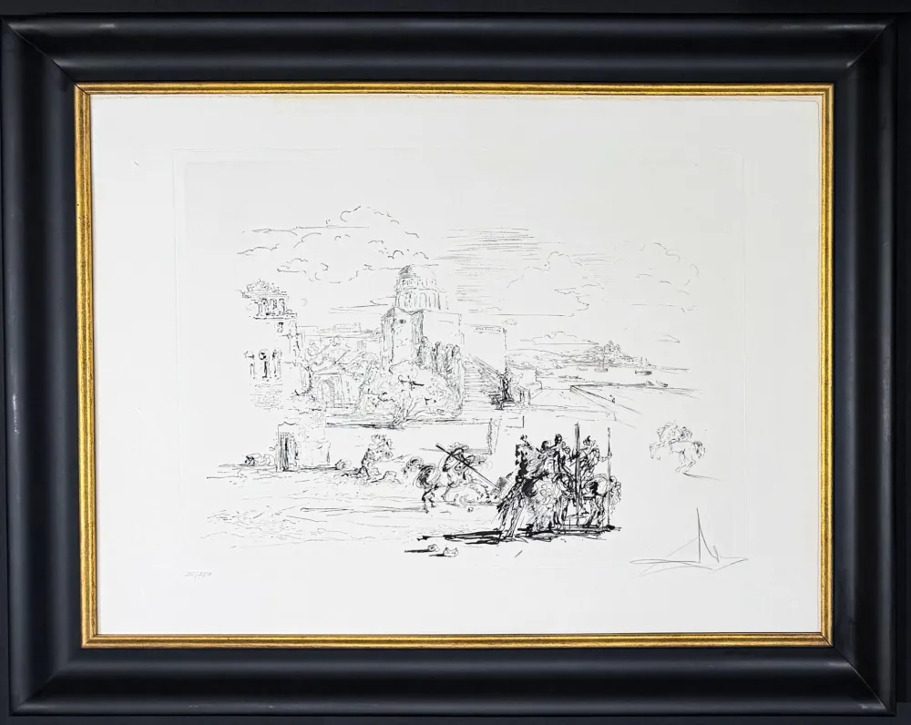 干刻版画 Dali - Rome and Cadaqués