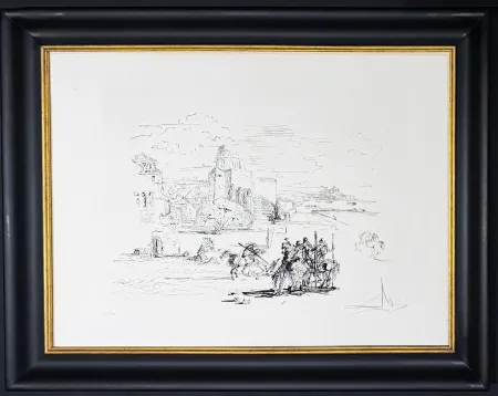 干刻版画 Dali - Rome and Cadaqués